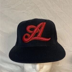 Akademiks Black Cap with Gold Tag